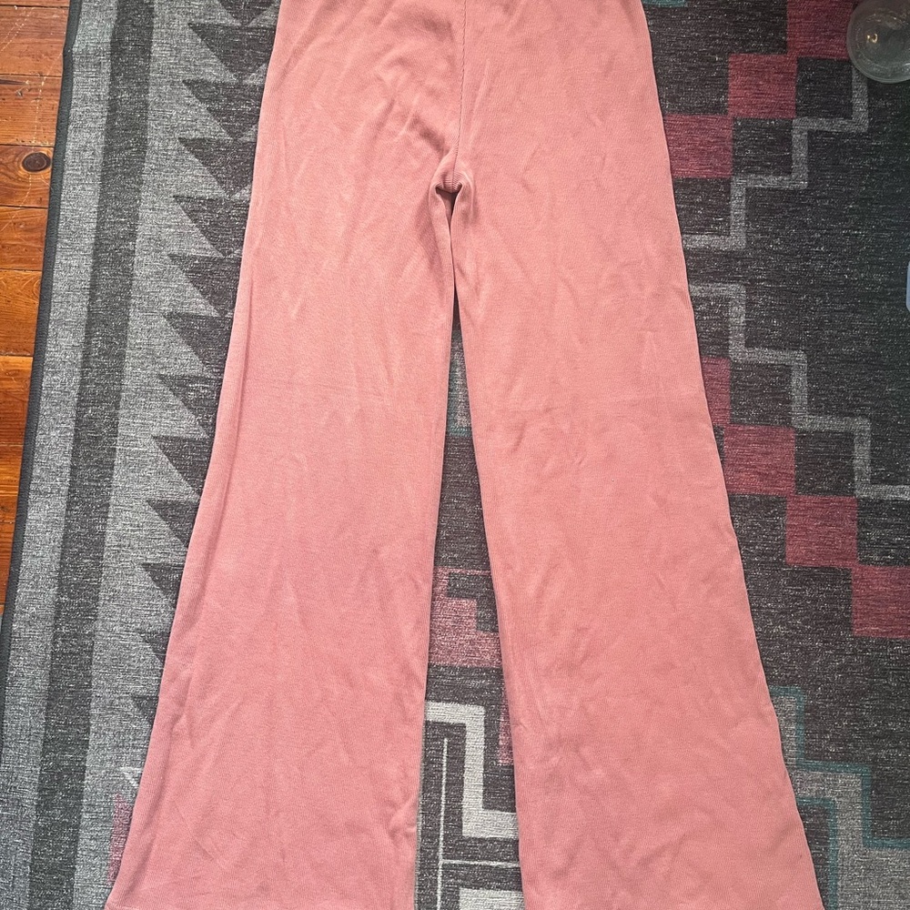 Ghanda Women’s Surf Lounge Wideleg Pants Rosebud Small - Picture 4 of 4